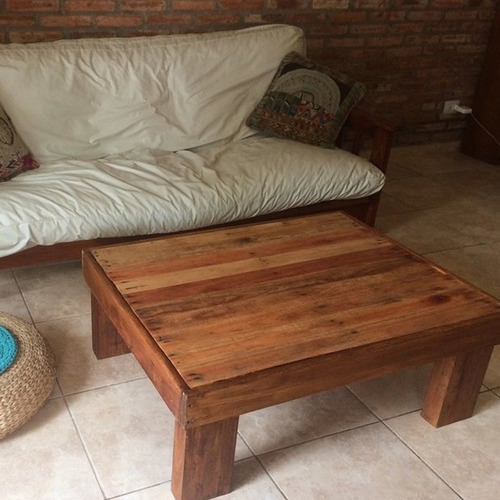 Mesa Ratona Rustica Madera Reciclada Envios A Todo El Pais