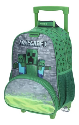 Chenson - Mochila Carrito Minecraft C/slam Kinder Chica Color Verde