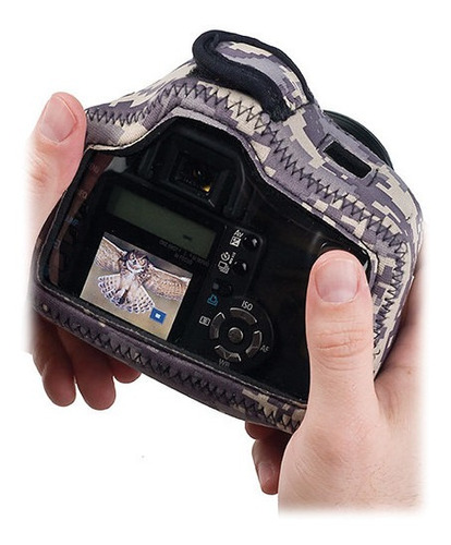 Lenscoat Bodyguard Compact Clear Back Case (digital Camo)