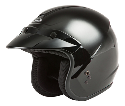 Casco Gmax Niño Of-2y Open-face Negro