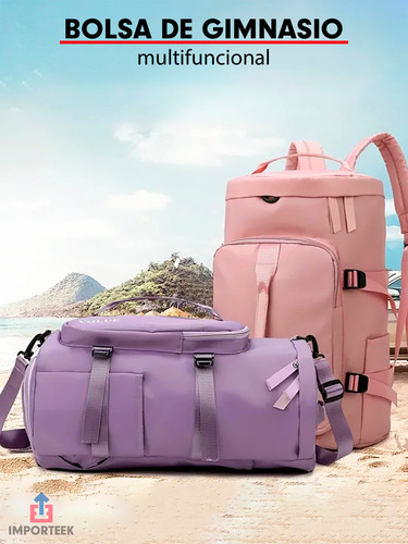 Maleta Deportiva Mochila Gimnasio Fitness Gym Bolsa Viaje