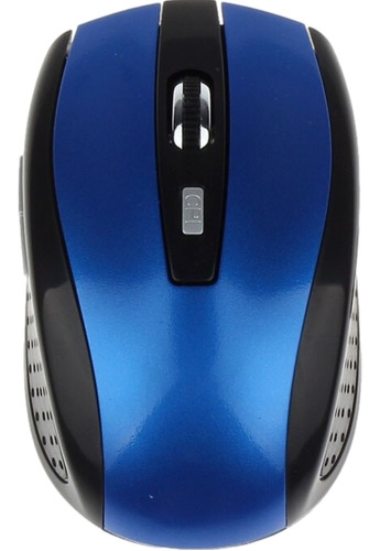 Mouse Inalámbrico 6d Tamaño Standard - Azul