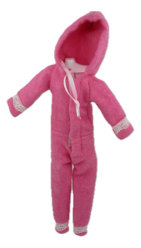 Enterito/mono/ Pijama Rosa Compatible Muñeca Barbi