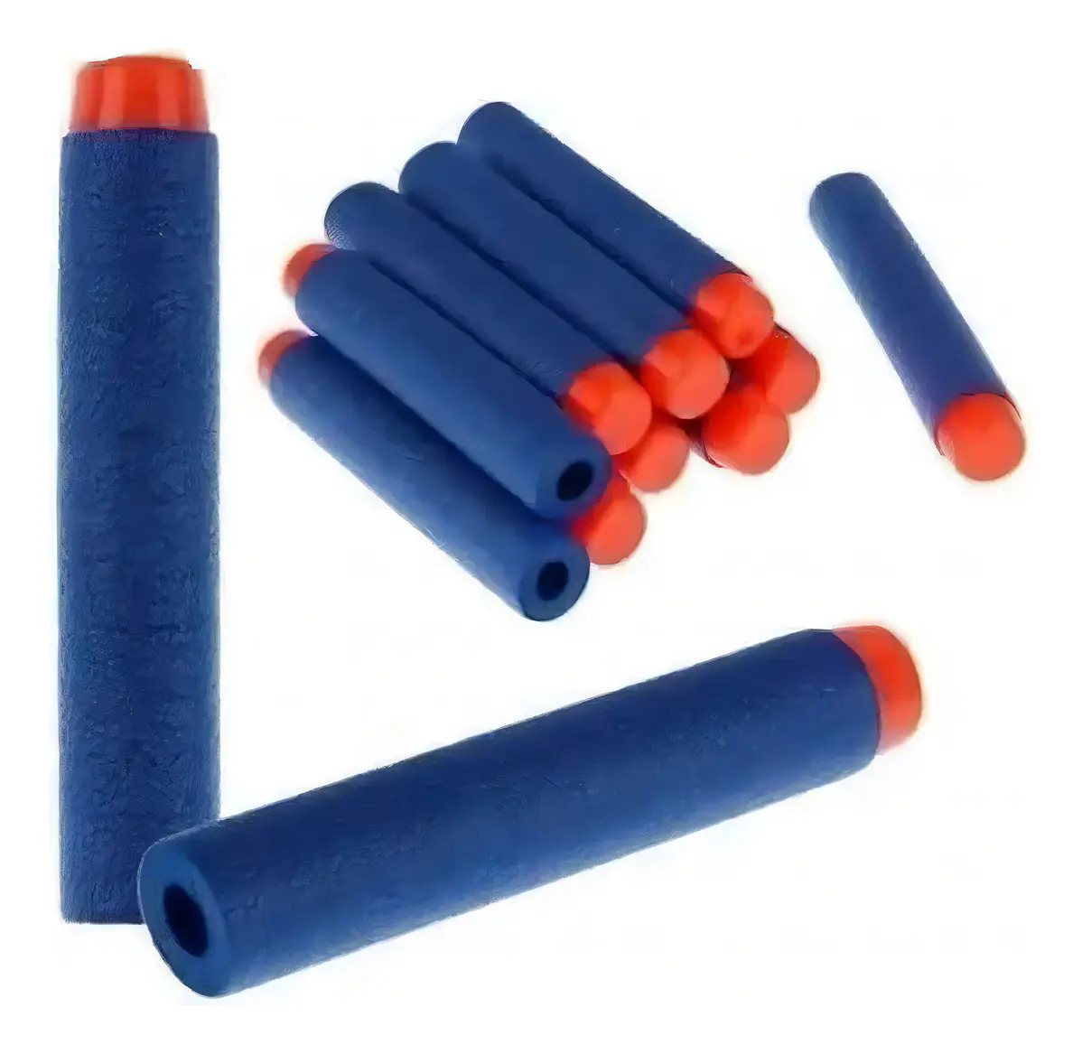 Refil Munição 100 Unidades Dardos Nerf Profissional Toys Azul-escuro