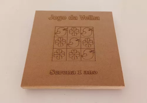 Jogo da Velha Jardim Encantado (Kit 20 unidades)