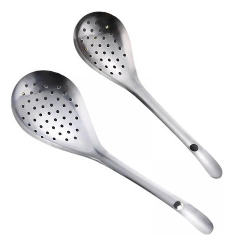 Od 2 Cuchara Ranurada De Cocina, Cuchara Con Colador, Mango