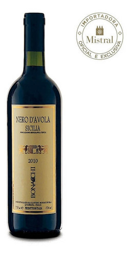 Vinho Nero D'avola Igt Terre Sicilia 2021 Bonacchi 750ml