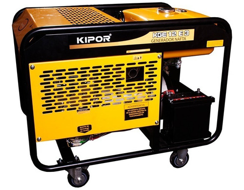 Grupo Electrogeno Kipor Kge12e - 10.000 W Generador Nafta
