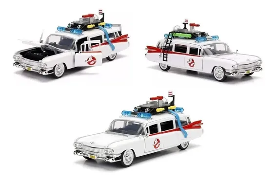 auto cazafantasmas precio Cazafantasmas Ecto 1 Diecast De Jada 1/24
