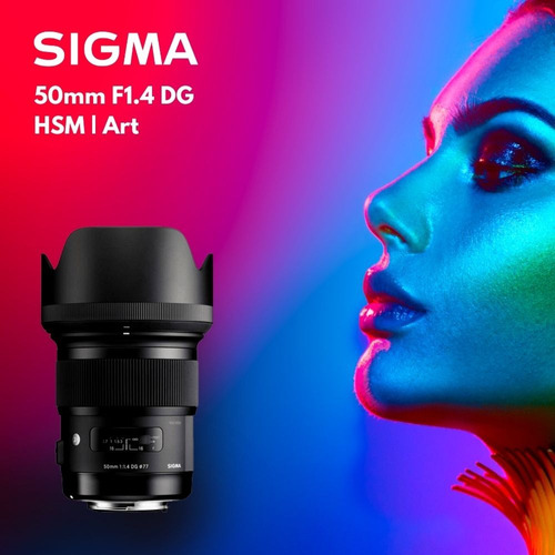 Sigma 50mm F/1.4 Art Lente Montura Ef Canon - Inteldeals