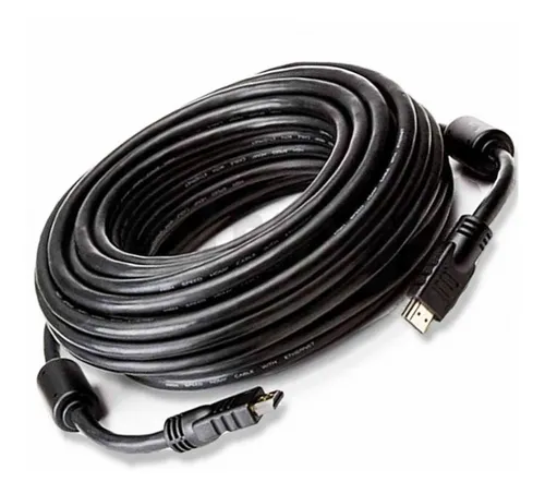 Cable HDMI Enmallado Doble Filtro 20 Metros Full HD, Ferretrónica