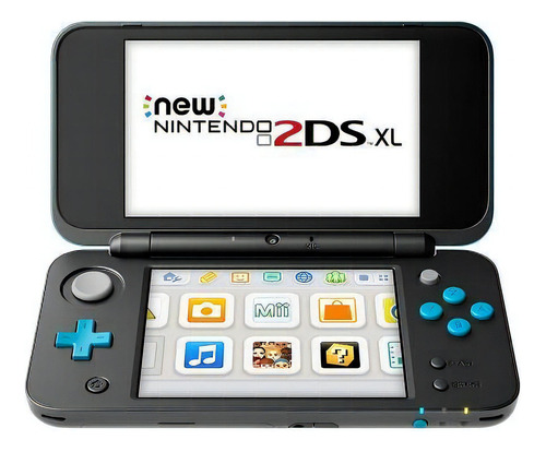 Nintendo  3DS New 2DS XL Standard  color negro y turquesa