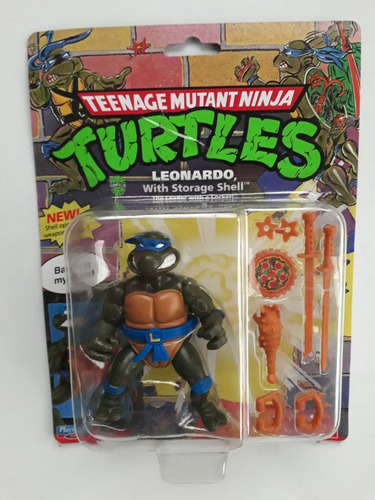 Figura Muñeco Tortuninja Tortuga Ninja Leonardo Nuevo