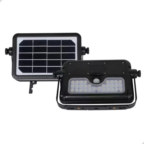 Projetor Led Solar Refletor 6000k 5w Ip65 Com Sensor Kian
