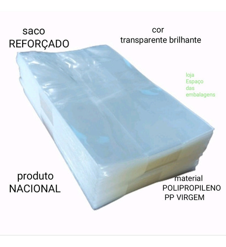 Saco Para Doces 10x15,006 100un Saco Transparente Pp