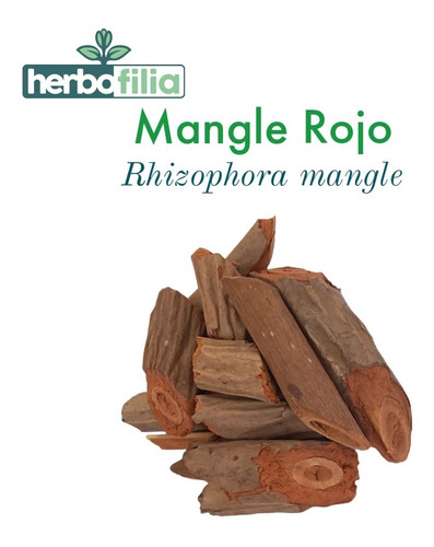 Mangle O Manglar Rojo 100 % Orgánico Deshidratado 500gr