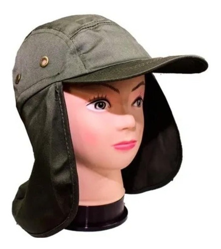 Gorro Sol Pescador Con Cubre Nuca Sombrero Camping