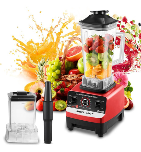 Licuadora Professional, Multiprocesador Alimentos Con Doble
