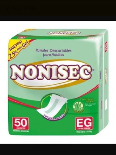 Pañales Nonisec Xg Adulto X 50 Unidades