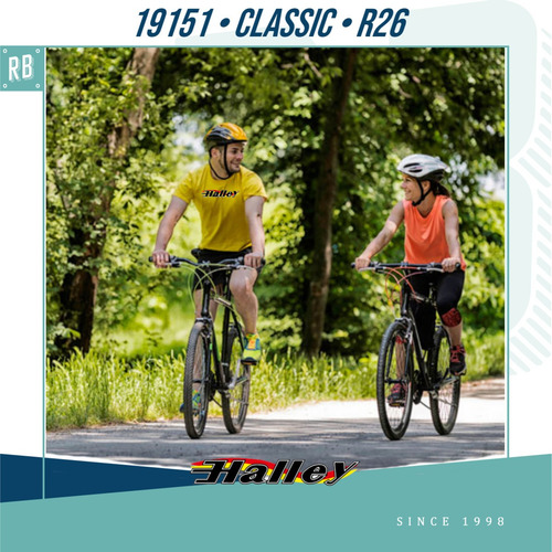 Imagen 3 de 10 de Bicicleta Mountain Bike Rodado 26 18v 19151 Halley - Racer