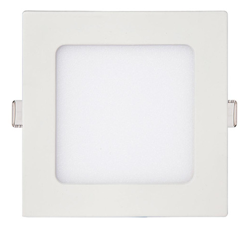 Plafon De Led Quadrado Embutir 6w 6000k Bivolt - Kian