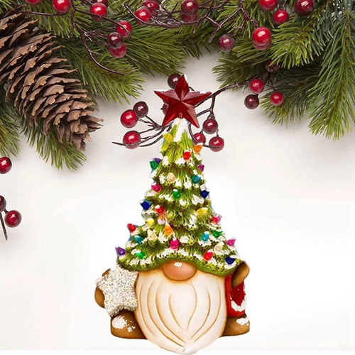 Figuras Enanas Navideñas Con Forma De Gnomo, Árbol De Navida