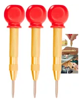 Comprar Kit 3x Punção Marcador De Centro Chapa Madeira Plástico Aço