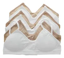 Comprar Brasier Top Corpiño Niña, Angelina Lenceria Mayoreo 6 Pz