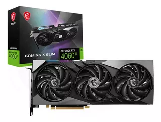 Tarjeta De Video Msi Rtx 4060ti Gaming X Slim 16gb G6 128bit