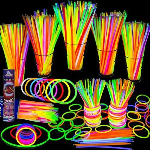 Max Fun 500 Varillas Brillantes Para Fiestas A Granel, Paque