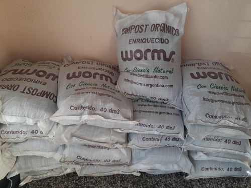 Compost Worms X 40 Dm3