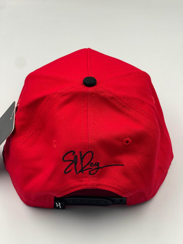 Gorra Jc Hats Rey Colores Red | Diseño Exclusivo Ajustable Rojo Ajustable