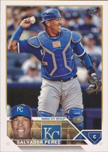 2023 Topps 102 Salvador Pérez Nm-mt Kansas City Royals Tarje