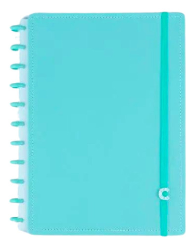 Cuaderno Inteligente A5 Original Organizado Con Discos Verde