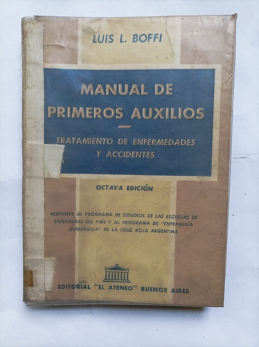 Manual De Primeros Auxilios - Luis Boffi