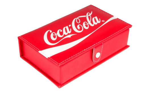Dominó Coca - Cola, 100% Acrílico. Estuche Tipo Libro