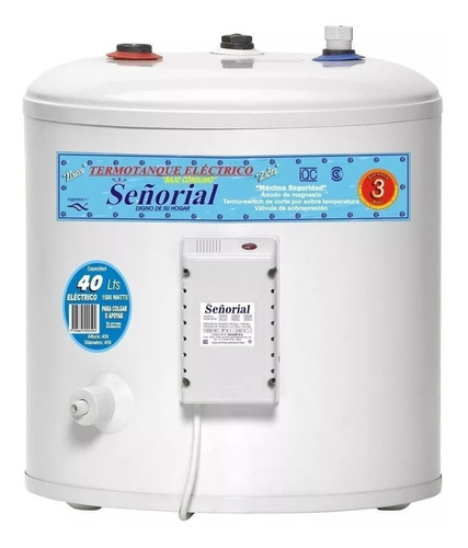 Termotanque Señorial Electrico 40 Lts (consultar Envio)