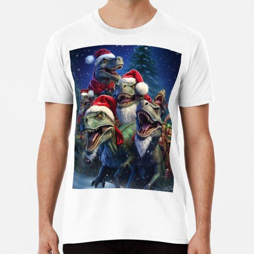 Remera Los Ayudantes Prehistóricos De Papá Noel Algodon Prem