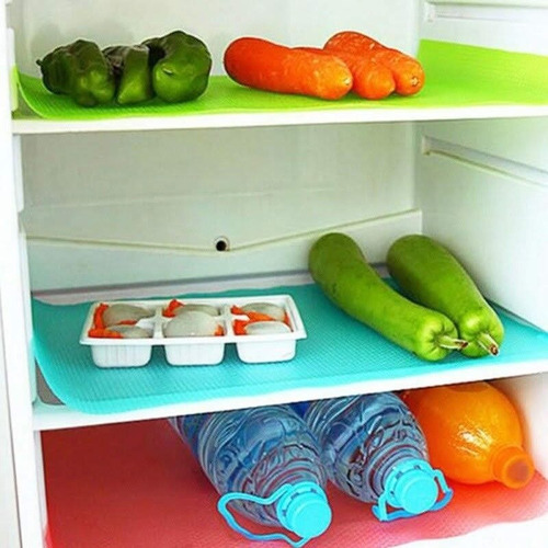 Imagen 2 de 9 de Tapete Mantel Refrigerador Lavable Repisa Refri Alacena