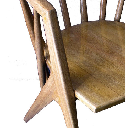 Imagen 6 de 10 de Silla Para Comedor Madera 100% Maciza Roble Ref: Maciza504