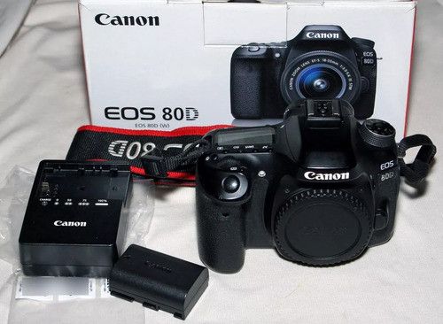 Canon Eos 80d Body 11mil Disparos En Caja Exelente