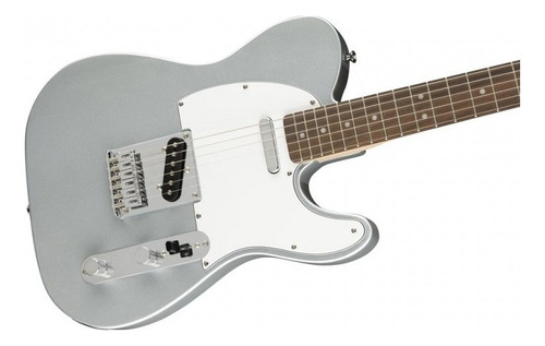 Guitarra Squier Affinity Telecaster Plateada Color Slick Silver Material Del Diapasón Laurel Orientación De La Mano Diestro