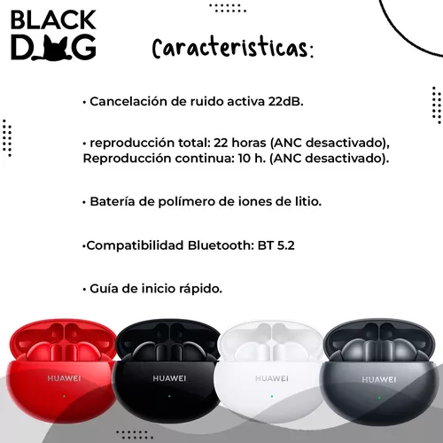 Auriculares inalámbricos - Huawei FreeBuds 4i, Bluetooth, 10 h