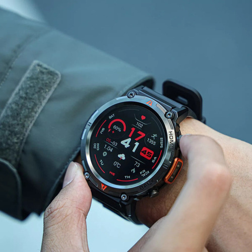 * Smartwatch Eiggis Ke3 Reloj Inteligente Con Linterna 3atm