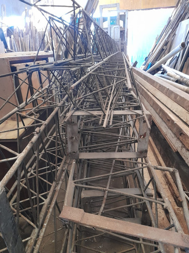 Cabriada Tinglado Galpón Parabólico 10mts (Usado)