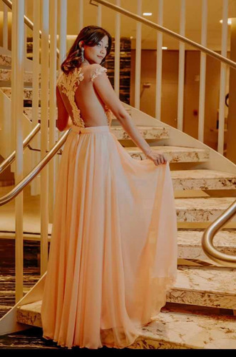 Vestido 15 Tres Piezas( Body, Falda Larga Y Corta), Bordado