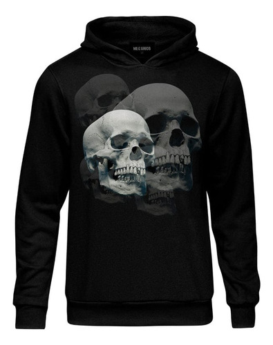 Sudadera Negra Skull Dimension