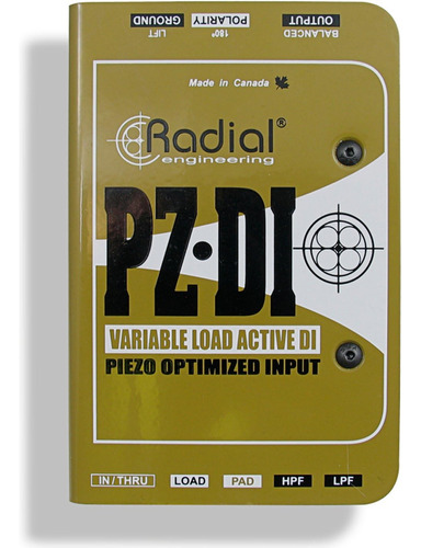 Radial Engineering Caja Directa Activa Pz-di Para Instrument