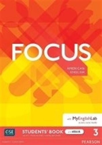 Focus 3 (American) - Student's Book + Ebook With Myenglishlab, de Jones, Vaughan. Editorial Pearson, tapa blanda en inglés internacional, 2021