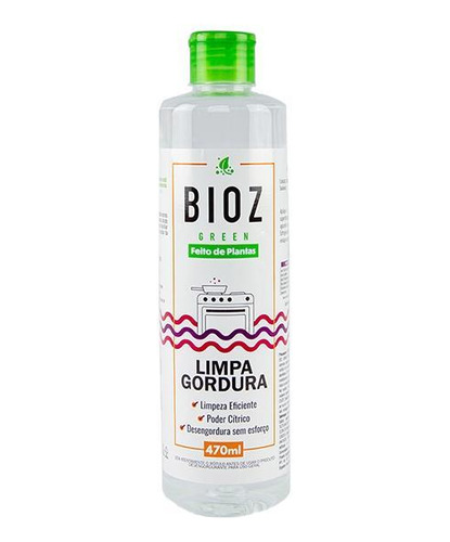 Kit 3x: Desengordurante Limpa Gordura Biodegradável Bioz